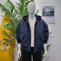 남성 점퍼 잠바 자켓 후드집업 야상 항공 바람막이 (10390-010-801)