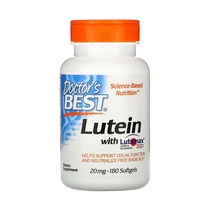 닥터스베스트 루테인 20mg 180정 루테맥스 제아잔틴 메리골드 금잔화 Lutein with Lutemax 2020, 1개