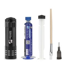 기계공 UVH900 시리즈 UV 감광성 솔더 마스크 잉크 BGA PCB 회로 기판 페인트 오일 용접 플럭스 부식 방지, 02 BY blue_01 40.0g