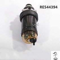 john deere 트랙터 농업 기계 부품용 핸드 압력 펌프가 있는 연료 필터 어셈블리 re544394, 집회