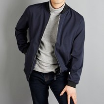 남성 캐주얼 데일리 블루종 자켓