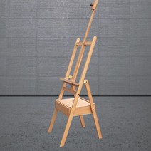 나무 이젤 원목 대형 수납형 그림 거치대 받침대