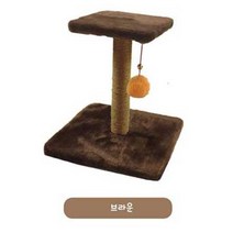 집사선물 애묘용품 1단 미니 소형 캣타워 하우스 캣폴, 1개, 레오파드