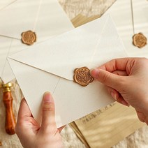 실링왁스 인장 청첩장 초대장 결혼 답례품 스티커_ 94590EA, 1실링스티커-포유