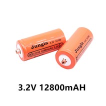 인산철배터리팩 100% 정품 32650 12800mAh 3.2V lifepo4 충전식 배터리 전문 리튬 철 인산염 전원 나사 포, 05 6 PCS Battery