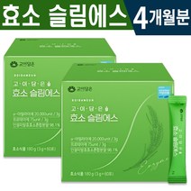 고이담음 효소 슬림에스 60포 1일 1포 1박스 2개월분 강력한 탄수화물 단백질 분해효소 2종 프리바이오틱스 유산균 날씬한 몸 체중 관리 개선 장 건강 도움 식품 홈쇼핑 방송 정품, 2박스(4개월분), 3g x 60포