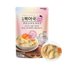 [바니펫]더독 수제 북어국 150g, 단일속성