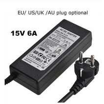 배터리 충전기 고속 지능형 imax b6 v3 80w 6a lipo nimh li-ion ni-cd 디지털 rc lipro 밸런스 방전기 + 15v 6a 어댑터, 유럽 ​​연합