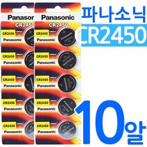 파나소닉 CR2450 BMW 스마트키 전용 건전지, 1개, 10개