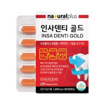 내츄럴플러스 인사덴티 골드, 2개, 87g