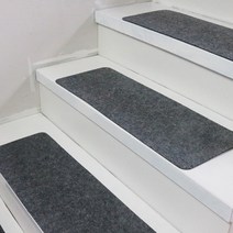 쿠션 계단매트 미끄럼방지 계단 강력 부착식, 1, 계단매트 76(진회색)
