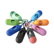 [도매상가] 비닐롤백 배변봉투 통 리필 캡슐형 휴대용 반려동물 배변 케이스 비닐, 그린