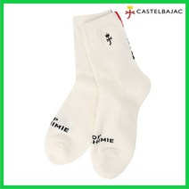 까스텔바작 남성 로고 포인트 장목 양말_BGBMGO201WH, 프리