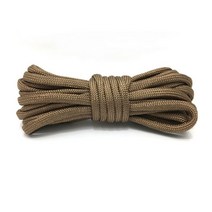 550 Paracord 낙하산 줄 끈 로프 Dia.4mm 7 가닥 코어 야외 캠핑 밧줄 등산 캠핑 하이킹 생존 장비, 15m, brown