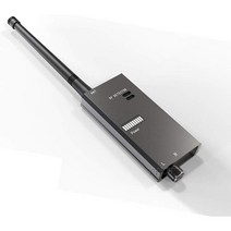 녹음차단기 rf 무선 신호 탐지기 안티 스파이 미니 숨겨진 카메라 렌즈 오디오 버그 gsm gps 트래커 wifi 장치 라디오 보안 스캐너 파인더 46, 검은색