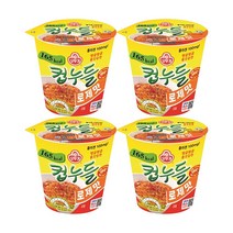 오뚜기 컵누들 로제맛 4개 49.8g 탱글탱글 쫄깃당면