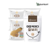 [이쌀이다] 고대곡물 카무트 500gx3봉 국산 찰보리 1kg, 단품