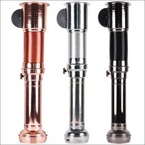 가정용 고기 후드 연기 흡입기 환풍기 배기 높이조절, 검은 배기관