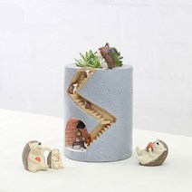 ROOGO 루고 화분 편안한 집으로 고슴도치