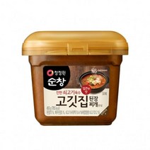 소문난 청정원 순창 고깃집된장 찌개양념 450g 정원이샵 집밥 엄마손맛 캠핑필수품 감칠맛업 자취템 홈캉스 풍미업, 1개