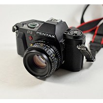 펜탁스 p3 수동 초점 35mm 필름 카메라 + 50mm 렌즈