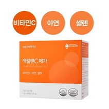 CMG제약 엑셀렌C메가 분말형 60p 셀레늄 아연 비타민C 항산화 갑상선 영양제 갑상선기능저하증