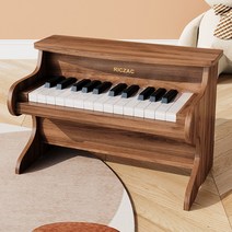 독일 RICZAC 미니 피아노 휴대용 소형 피아노 고급 원목 명품 전자 건반 어린이 일렉트로닉 오르간, 호두나무