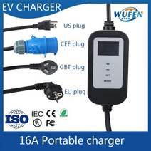 EV 충전기 타입 2 전기 자동차 충전 케이블 월박스 휴대용 1 695015, Type2 695015 _US 3.5KW
