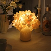 [via k studio] 몽실 수국 핑크 무드등