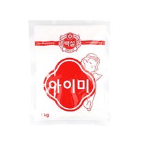 [더착한푸드]아이미(백설 1K) 식자재마트 대용량 업소용 발효조미료 감칠맛 한식 MSG 미원 식당용 핵산 고복합