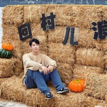 건초더미 조경자재 농사용 마른 장식 밀짚 사각, 100x40x40(정사각형)