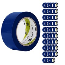 신흥 50M 칼라 파랑색 컬러테이프, 50개