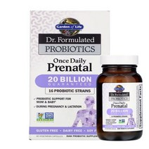 가든오브라이프 임산부용 프로바이오틱스 유산균 200억 30캡슐 Garden of Life Formulated Probiotics