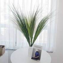 대형 인테리어 갈대 조화 가지 그린 팜파스 그라스 100cm 130cm, 중형 베이직그린100cm
