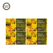 해피바스 두보레 비누 후리지아향, 100g, 4개