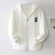 C 뽀글이 집업후드 주니어 점퍼 데일리룩 코디 초등학생 10대 겨울옷
