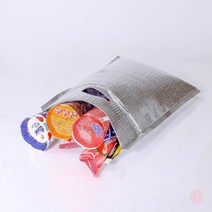 지퍼 손잡이 은박 보냉봉투 15P세트 25X35CM 보온보냉팩 보냉봉투 보냉파우치