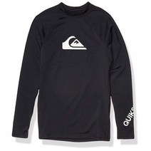 Quiksilver 남아용 올타임 긴팔 학생 래쉬보호 서핑 남방 All Time 긴소매, Blithe