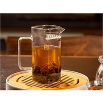 걸름망 사각 유리숙우 (270ml) 반달 월아배