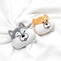 모찌타운 모찌 시바허스키 얼굴형 휴대용손난로 핫팩인형, 옵션/허스키_얼굴형 핫팩