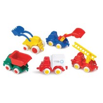 유아 불도저 트럭 중장비 장난감 5종세트 7cm 키즈카페 장난감트럭차 학원
