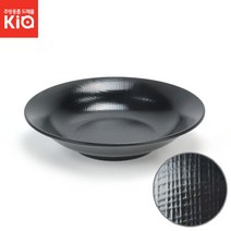 매트 블랙 무광 짜장기 체크(흑) 면기 멜라민그릇, 짜장기 체크(흑) DS-7787
