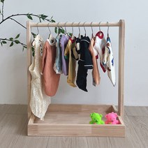 국내제작 원목 강아지행거 강아지옷장+옷걸이10P