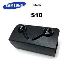 무선핀마이크 삼성 호환 이어폰 IG955 화웨이 Xiaom Akg 갤럭시 S7 S8 S9 S10 스마트 폰용 마이크 와이어 헤드셋과 3.5mm, [05] S10 black no box
