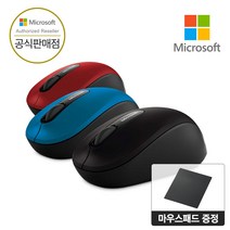 [ Microsoft 코리아 ] 마이크로소프트 블루투스 모바일 무선마우스 3600 국내정품 무선 마우스, 블랙, MS 블루투스 모바일 무선마우스 3600