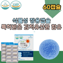 식약처 인정 인정 식물성 장용 캡슐 건강한 유산균 살아서 장까지 엄선된 원료 프로바이오틱스 200억 투입 6억6천 보장 혼합 야채 추출물 함유 아이 부터 노인 까지 먹는 건강 식품, 1