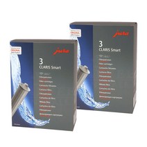 Jura 유라 커피머신 ENA8 ENA4 E8 D4 Z10 S8 E6 클라리스 스마트 정수 워터 필터 카트리지 회색 3개입 2팩 CLARIS Smart