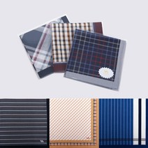 남성 남자 순면 땀 잘 딲이는 손수건 5매