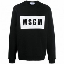 리본즈 엠에스쥐엠 엠에스지엠 MSGM 박스 로고 맨투맨 티셔츠 2000MM523 200000 99 2000MM52320000099 (P002550265)