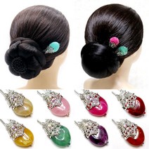 너만의 옥이 셀프웨딩 헤어코사지 한복 헤어핀 비녀 혼주 뒤꽂이 올림머리장식